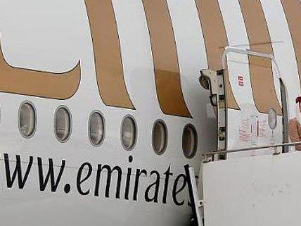 Eine Emirates-Maschine musste in Wien zwischenlanden.