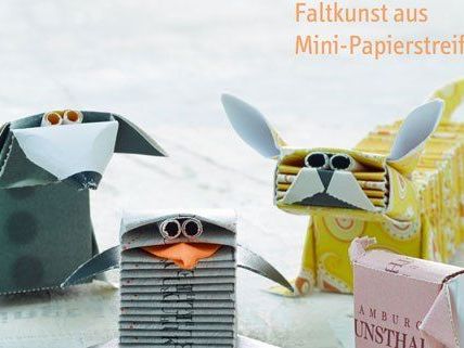 Aus kleinen Streifen kann man Großes falten. Aus kleinen Streifen kann man Großes falten.