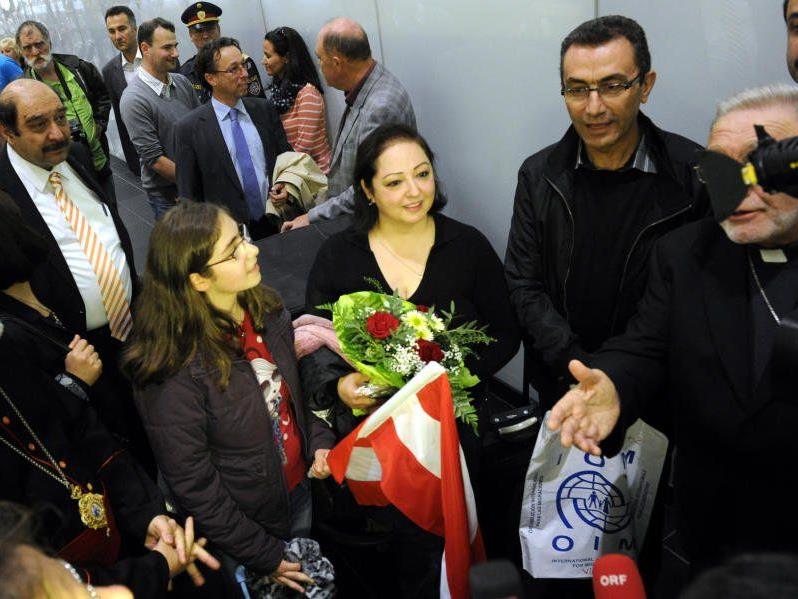 Rückblick: Im Oktober 2013 sind die ersten syrischen Flüchtlinge in Wien gelandet.