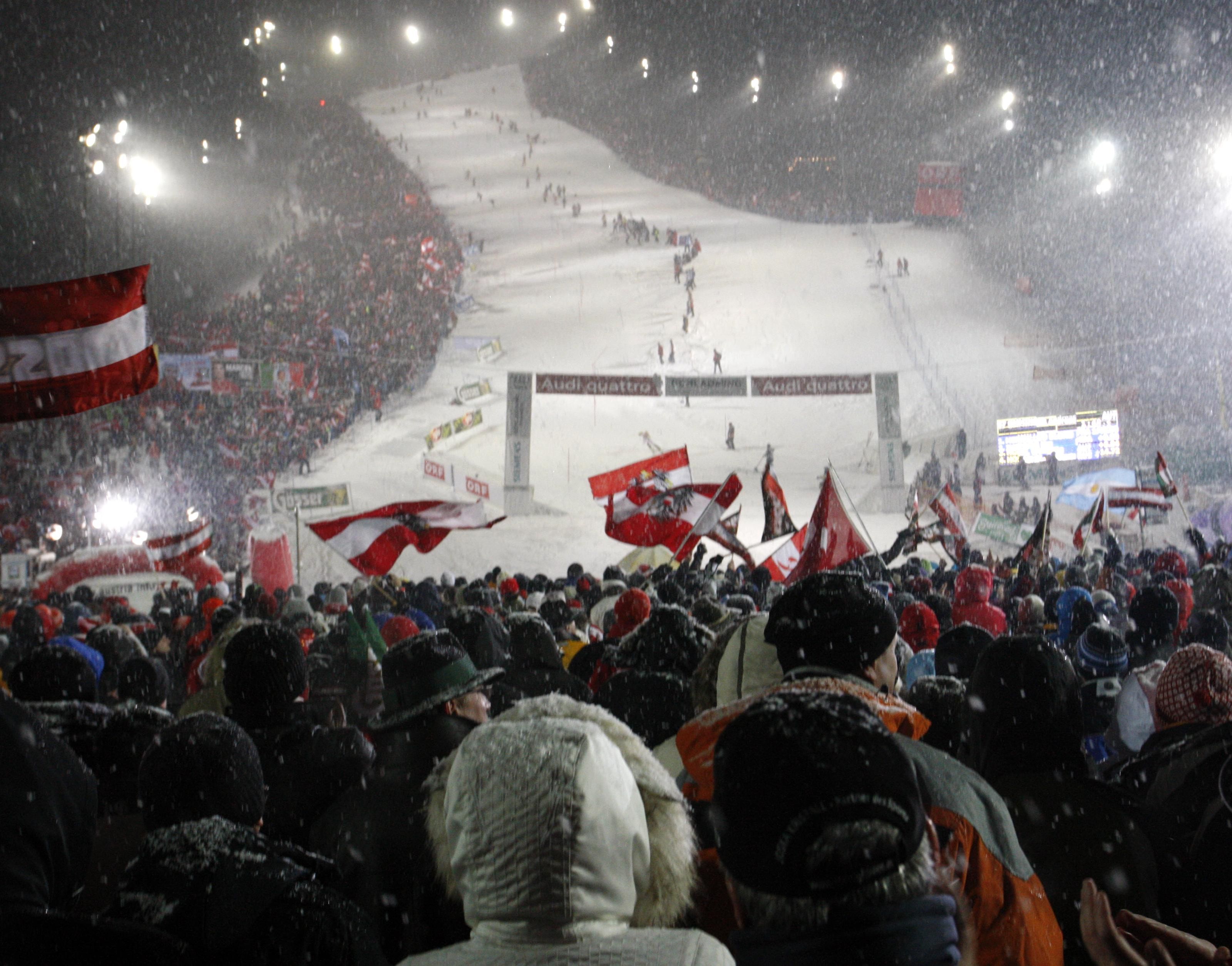 Planai in Schladming: Rankweiler tritt bei Ö3-Challenge gegen Marcel Hirscher an. Planai in Schladming: Rankweiler tritt bei Ö3-Challenge gegen Marcel Hirscher an.
