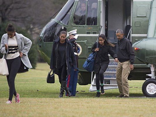 Der Winterurlaub der Obamas ist zu Ende Der Winterurlaub der Obamas ist zu Ende