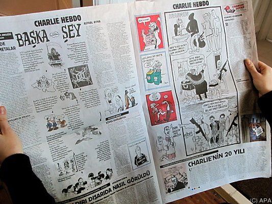Cumhuriyet" druckte "Charlie"-Titelseite nach Cumhuriyet" druckte "Charlie"-Titelseite nach