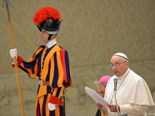 Der Papst bei der Generalaudienz