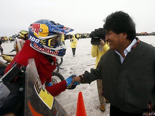 Coma traf Boliviens Präsident Morales