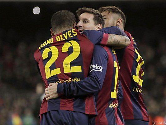 Messi traf für Barca