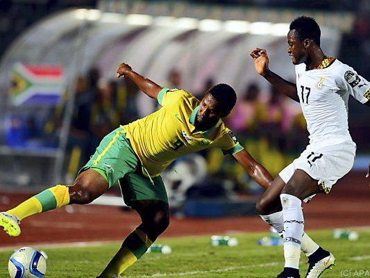Ghana besiegte Südafrika mit 2:1