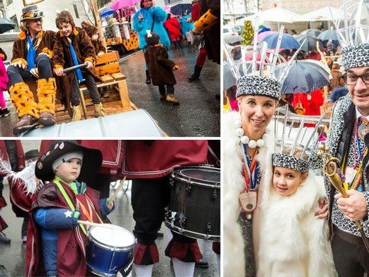 Steini I. und Lisi I. feiern in Bregenz mit den Flintstones die fünfte Jahreszeit. Steini I. und Lisi I. feiern in Bregenz mit den Flintstones die fünfte Jahreszeit.