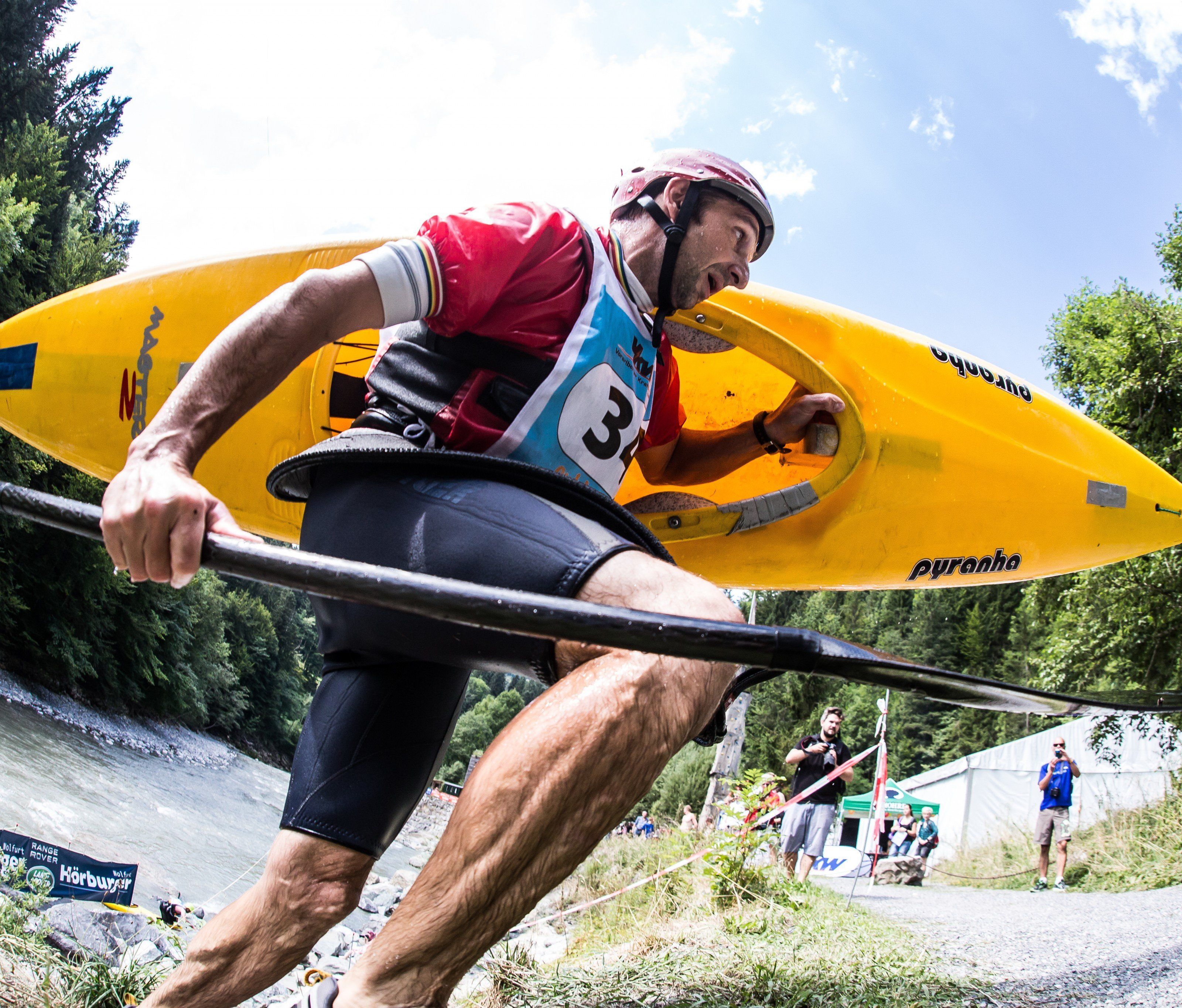 Outdoortrophy Lingenau: Berglauf, Paragleiten, Wildwasser-Kajak und Mountainbike. Outdoortrophy Lingenau: Berglauf, Paragleiten, Wildwasser-Kajak und Mountainbike.