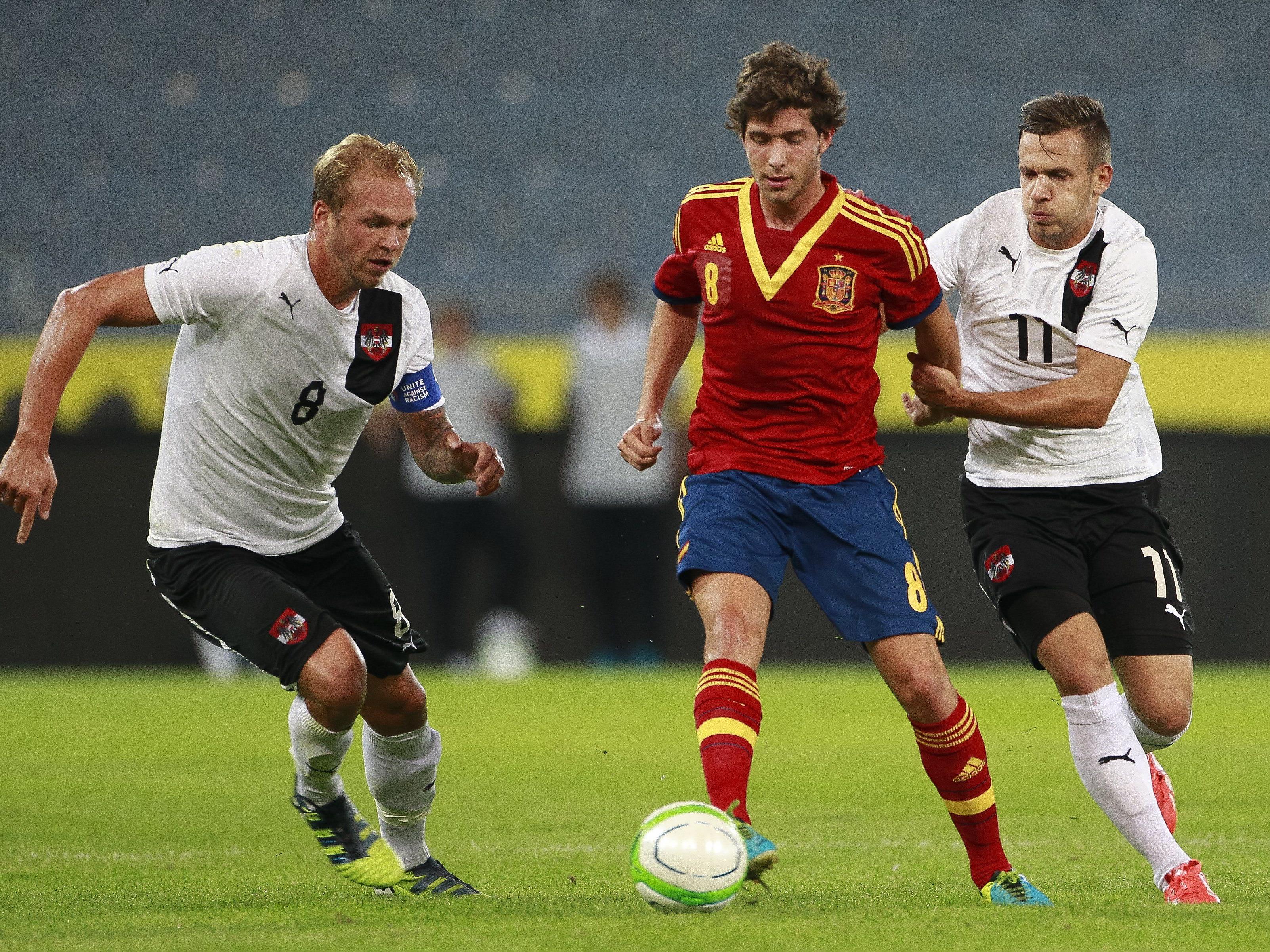 Raphael Holzhauser (im Bild links) spielt ab sofort für Austria Wien.