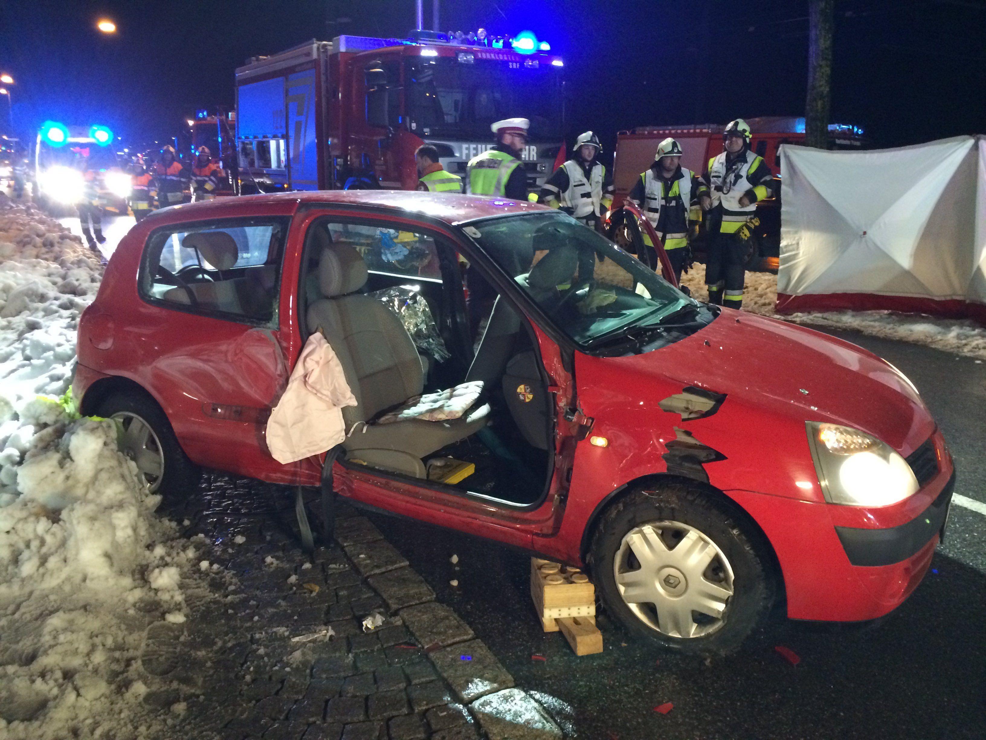 Verkehrsunfall in Bregenzer Innenstadt fordert Verletzte.
