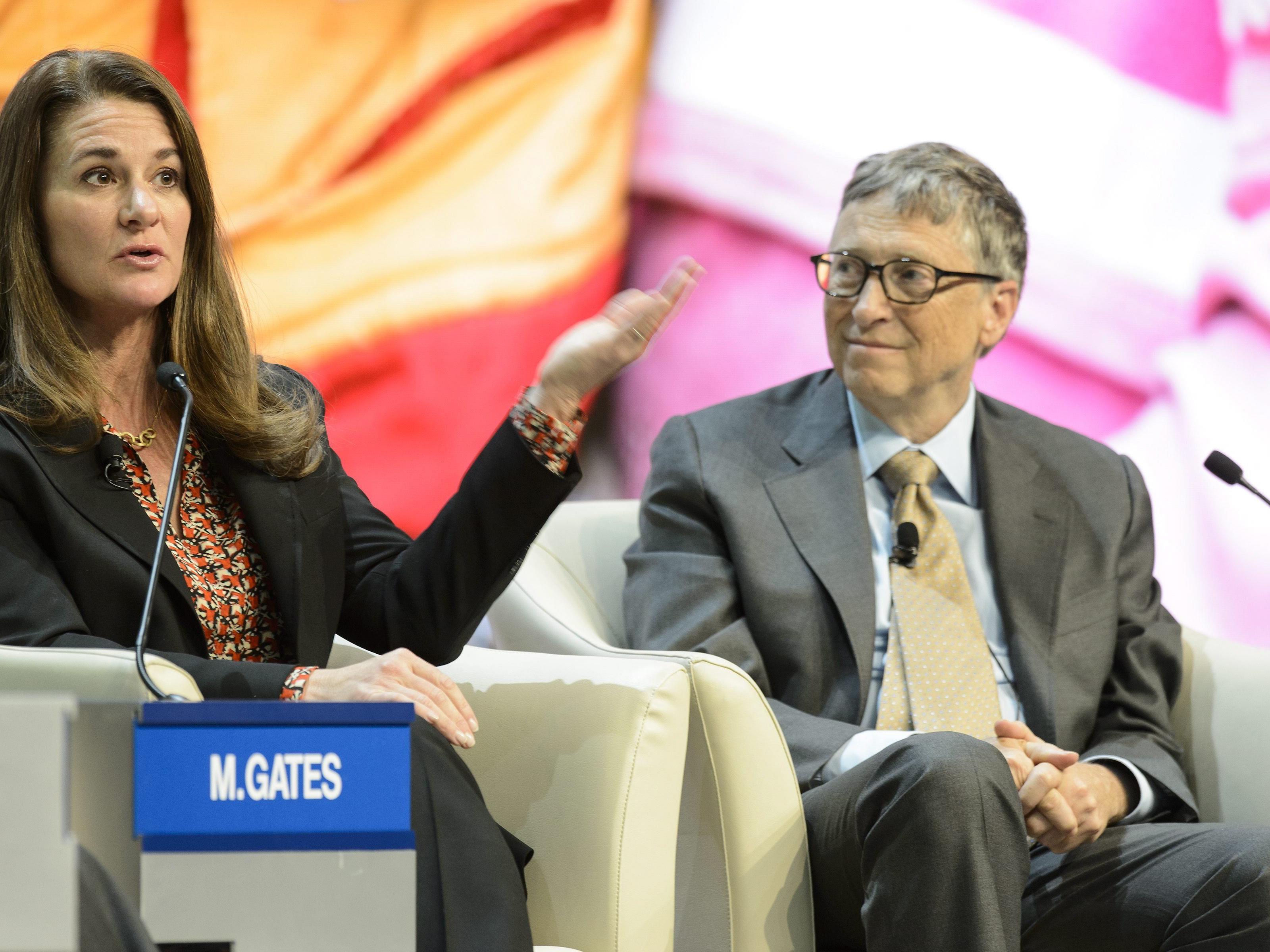 Melinda und Bill Gates.