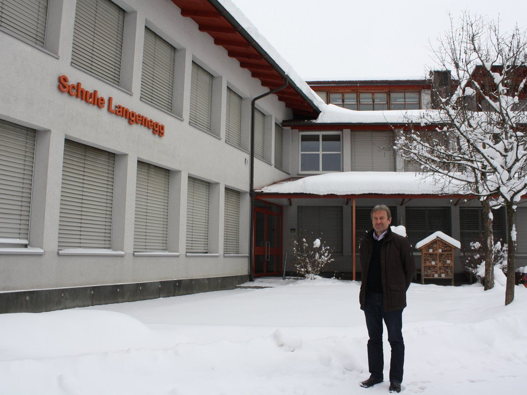 Der Start für das Großprojekt Schulumbau und neue Turnhalle ist in Langenegg für März geplant. Der Start für das Großprojekt Schulumbau und neue Turnhalle ist in Langenegg für März geplant.