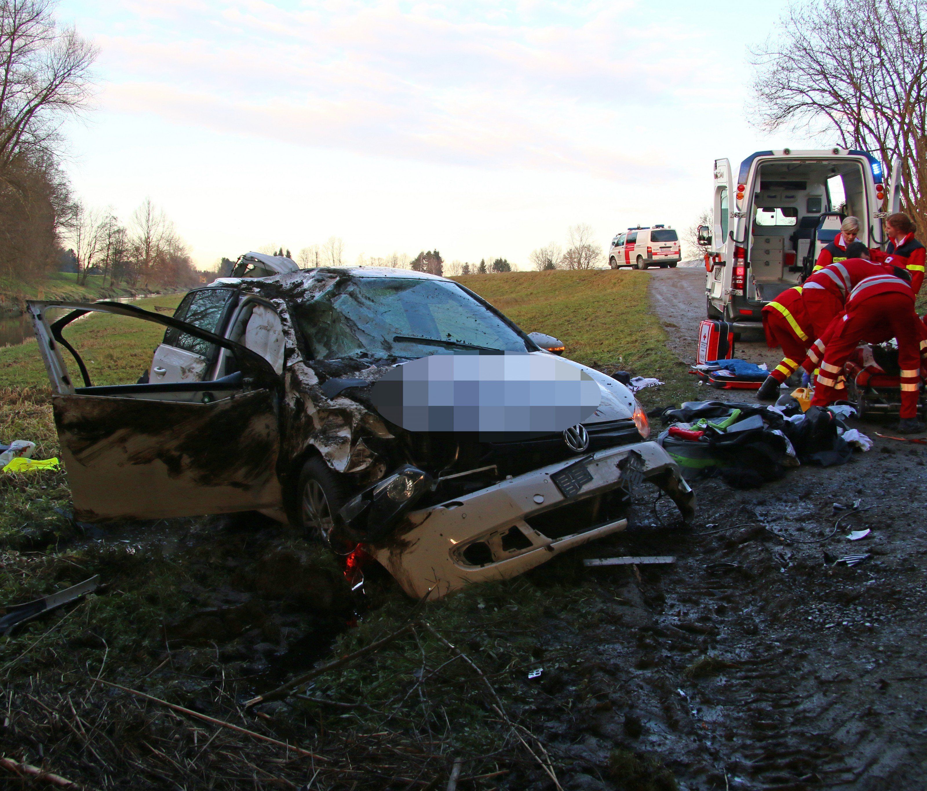 Unfall forderte Schwerverletzten. Unfall forderte Schwerverletzten.