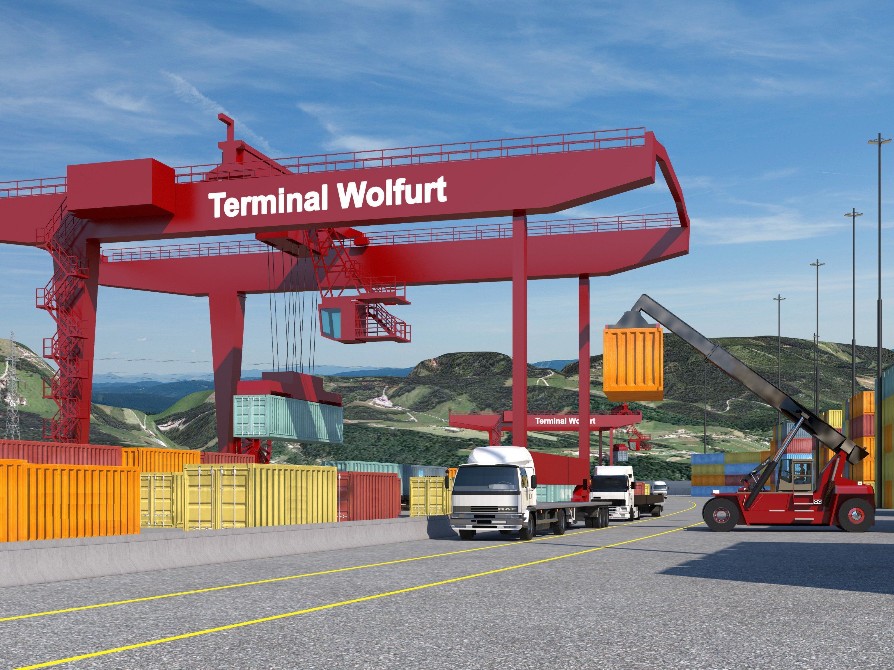 Terminal Wolfurt: 66-Millionen-Euro-Projekt ist aktuell das wichtigste Infrastrukturprojekt des Landes. Terminal Wolfurt: 66-Millionen-Euro-Projekt ist aktuell das wichtigste Infrastrukturprojekt des Landes.