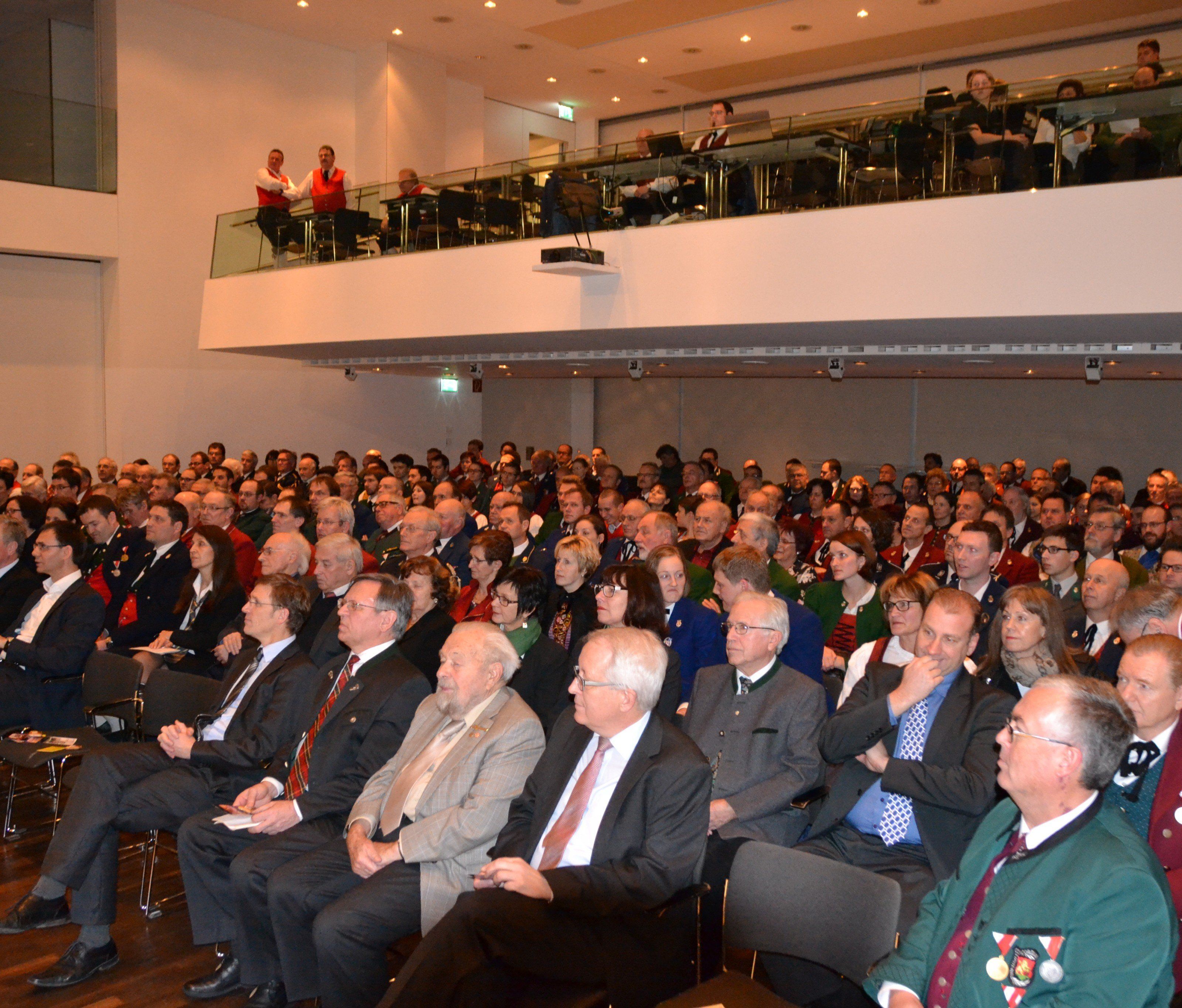 voll besetzter Saal beim Neujahrsempfang. voll besetzter Saal beim Neujahrsempfang.