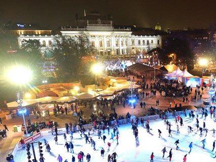 Bereits zum 20. Mal wird in Wien der "Eistraum" veranstaltet.