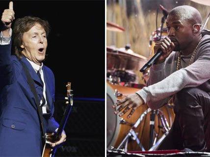 Kaum zu glauben, aber wahr: Kanye West und Paul McCartney haben sich (musikalisch) gefunden.