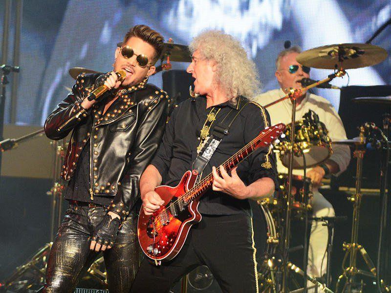 Adam Lambert (links) rockte bereits gemeinsam mit Brian May von Queen die Bühnen.