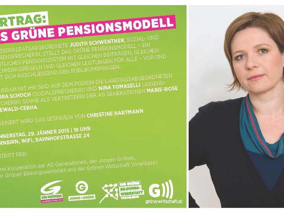 Vortrag "Das Grüne Pensionsmodell"