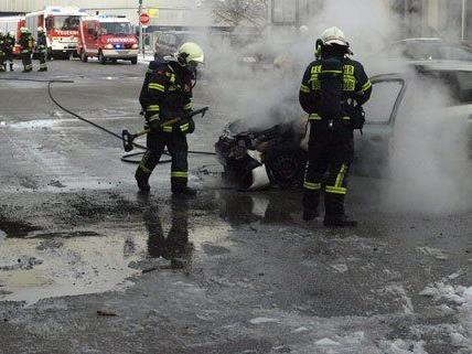 Der Pkw-Brand in Niederösterreich konnte rasch gelöscht werden.