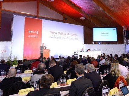 Traditionell tagt die Wiener SPÖ im burgenländischen Rust. Traditionell tagt die Wiener SPÖ im burgenländischen Rust.