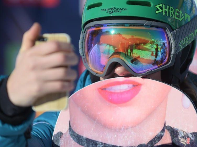 Die österreischischen Teilnehmerin des Snowboard Cross, Susanne Moll Die österreischischen Teilnehmerin des Snowboard Cross, Susanne Moll