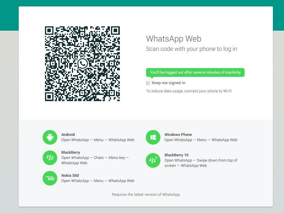 WhatsApp jetzt auch am PC: Am Handy den QR-Code scannen und loslegen.