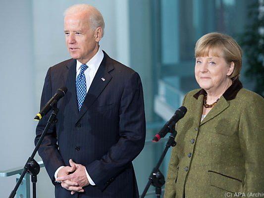 Biden und Merkel wollen zur Ukraine beraten