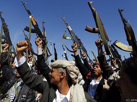 Houthi-Rebellen machen Druck