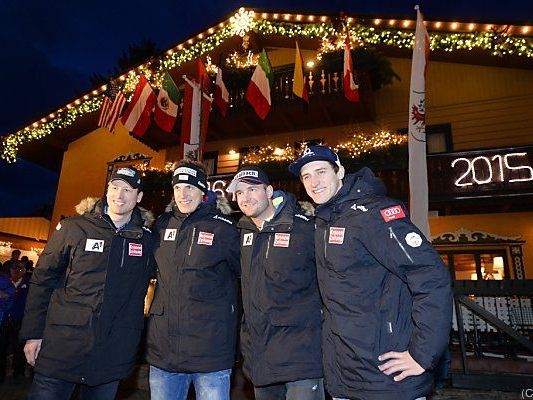 Super-G-Team steht, das für die Abfahrt noch nicht Super-G-Team steht, das für die Abfahrt noch nicht