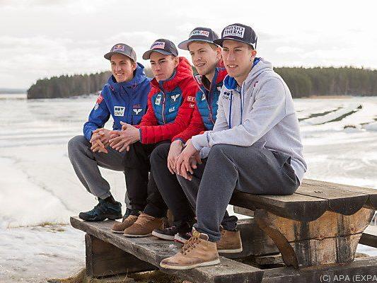 Skisprung-Team versprüht Optimismus