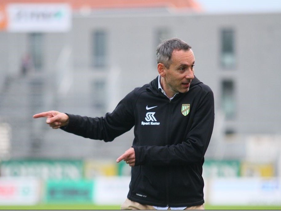 Austria Lustenau-Coach Mladen Posavec war mit seiner Mannschaft zufrieden. Austria Lustenau-Coach Mladen Posavec war mit seiner Mannschaft zufrieden.