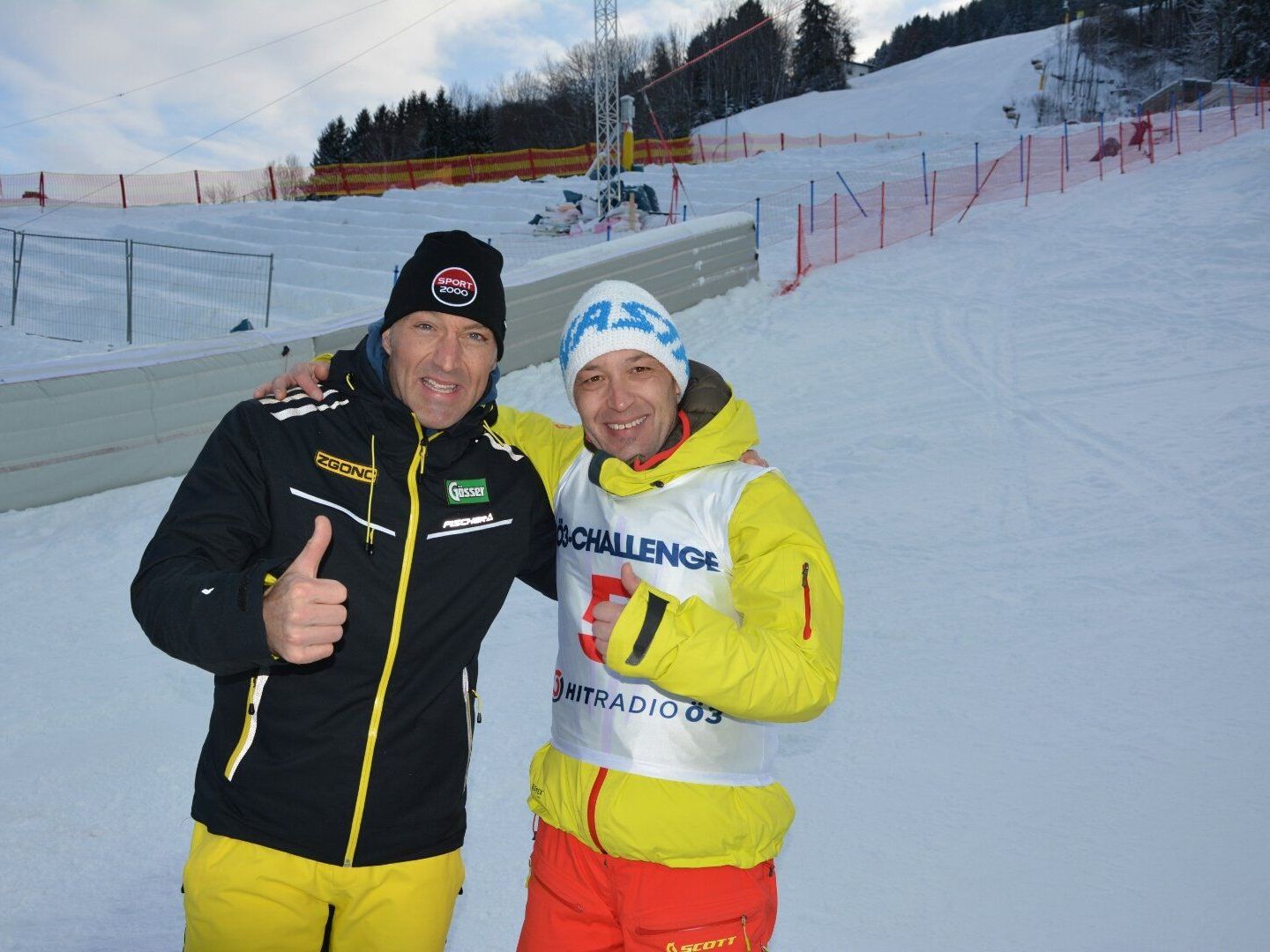 Jürgen Dreier (r.) mit Headcoach und Olympischer Sportler Hans Knauß. Jürgen Dreier (r.) mit Headcoach und Olympischer Sportler Hans Knauß.