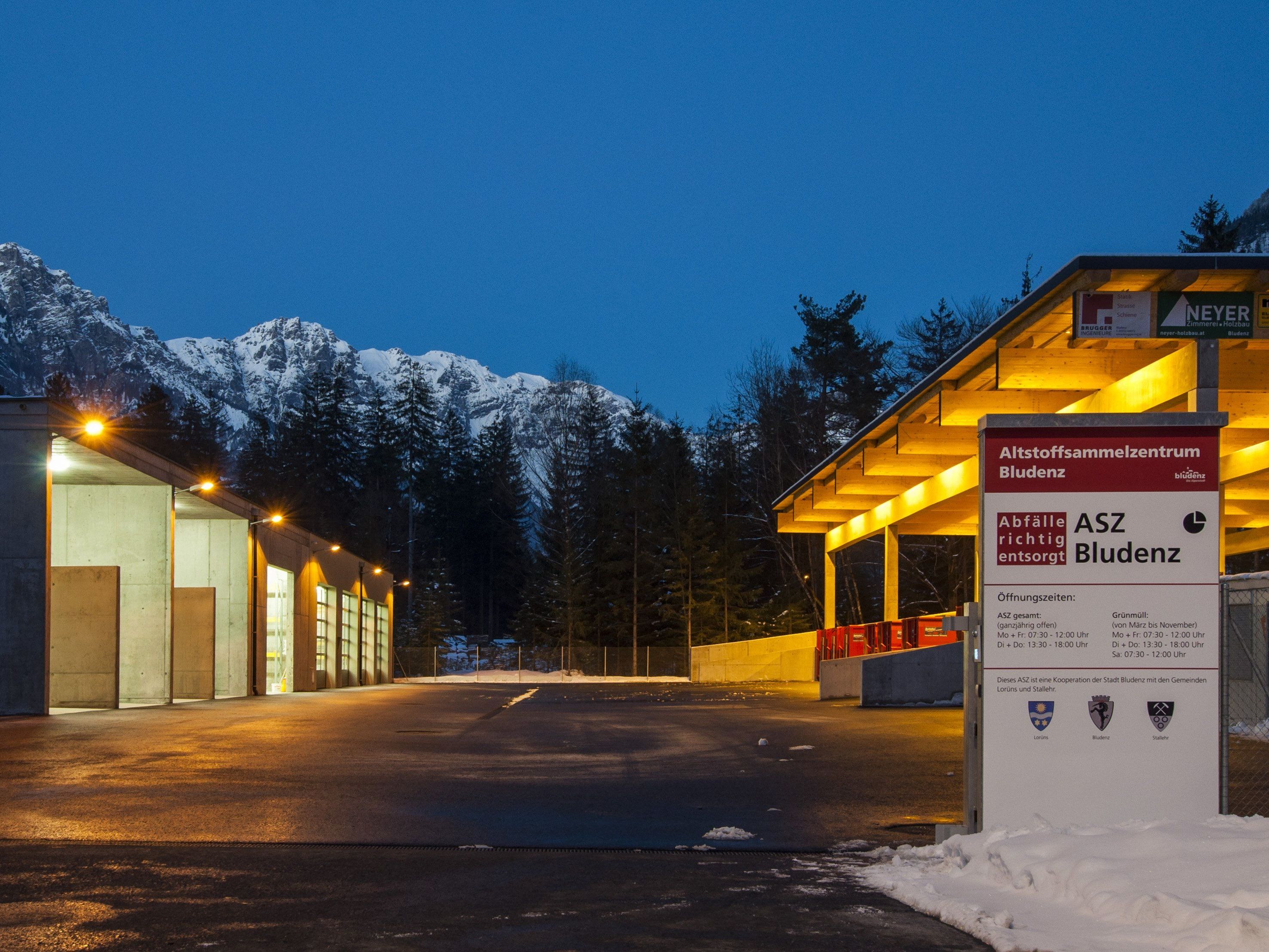 Eröffnung und Tag der offenen Tür, Altstoffsammelzentrum Bludenz-Brunnenfeld Eröffnung und Tag der offenen Tür, Altstoffsammelzentrum Bludenz-Brunnenfeld