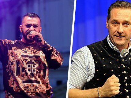 Nazar beschimpfte H.C. Strache bei einem seiner Konzerte Nazar beschimpfte H.C. Strache bei einem seiner Konzerte