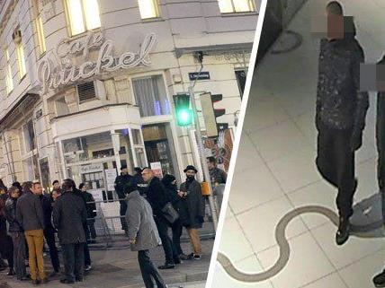 Nach der Demonstration gegen Homophobie vor dem Café Prückel kam es zu einer Prügel-Attacke