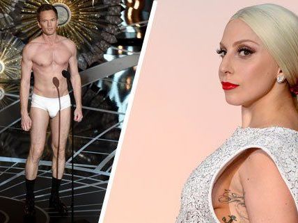 Neil Patrick Harris und Lady Gaga ernteten nach den Oscars Spott im Internet. Neil Patrick Harris und Lady Gaga ernteten nach den Oscars Spott im Internet.