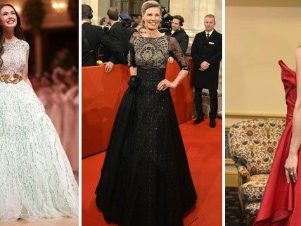 Diese Balldamen glänzten besonders in der Staatsoper. Diese Balldamen glänzten besonders in der Staatsoper.