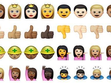 Apple macht den Anfang: Emoji mit unterschiedlichen Hautfarben. Apple macht den Anfang: Emoji mit unterschiedlichen Hautfarben.