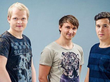 Das Trio Folkshilfe möchte Österreich beim Song Contest vertreten.