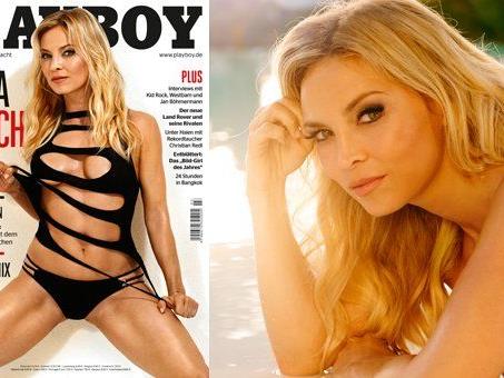 Regina Halmich zog sich für die März-Ausgabe des Playboy aus.