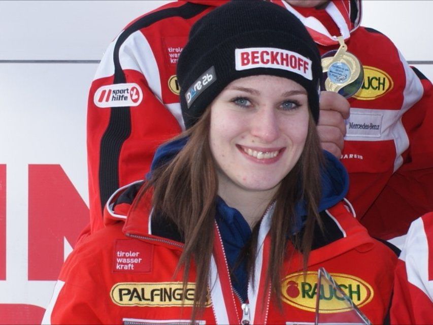 Bronze für Katrin Heinzelmaier in Winterberg. Bronze für Katrin Heinzelmaier in Winterberg.