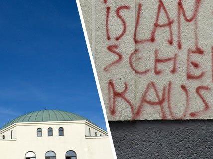 Moschee in Wien wurde verunstaltet