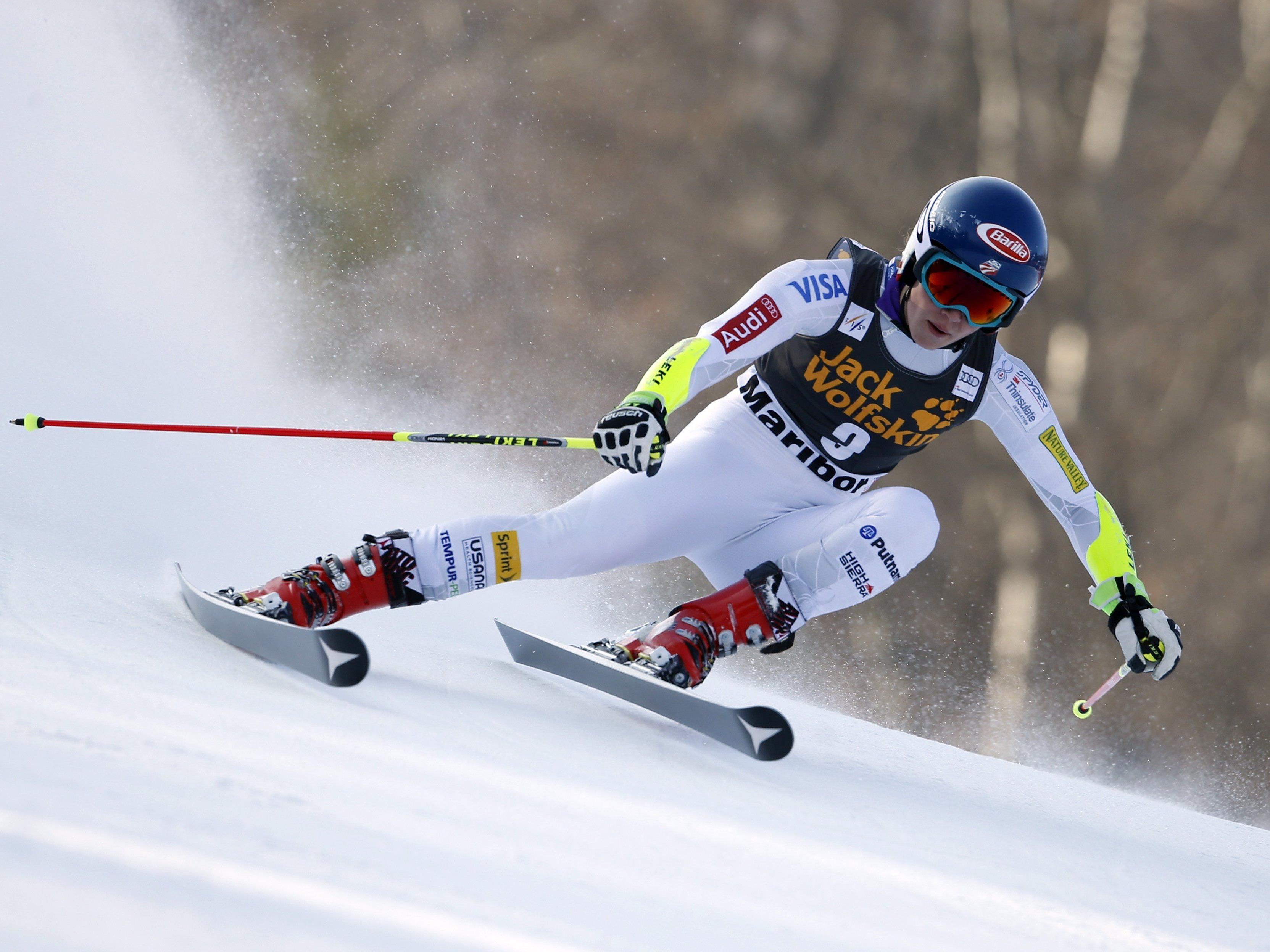 Damen-Slalom in Maribor: Shiffrin übernimmt Führung