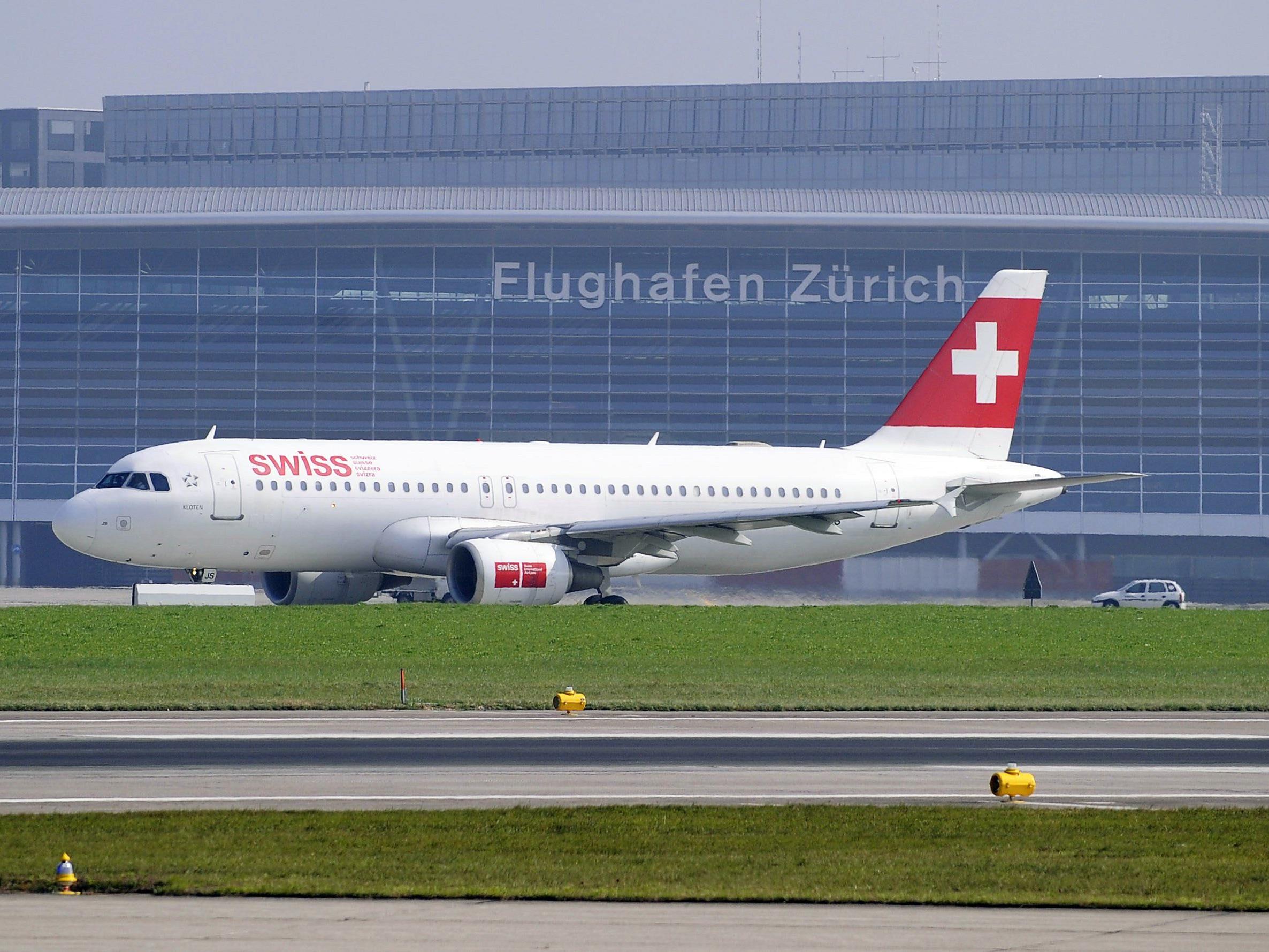Bombendrohung gegen Swiss-Flieger am Flughafen Zürich