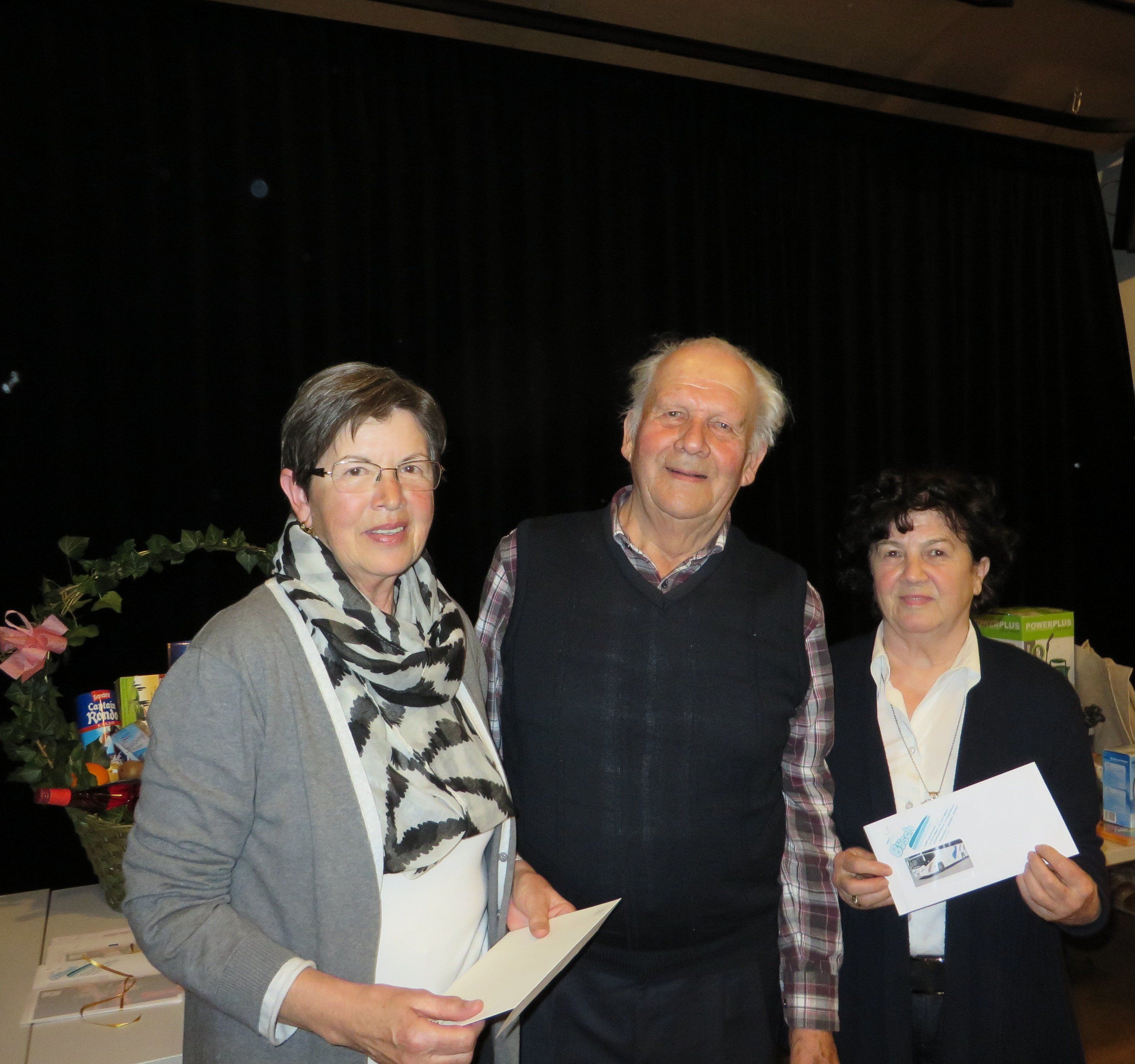 Die drei Hauptgewinner des Preisjassens Die drei Hauptgewinner des Preisjassens