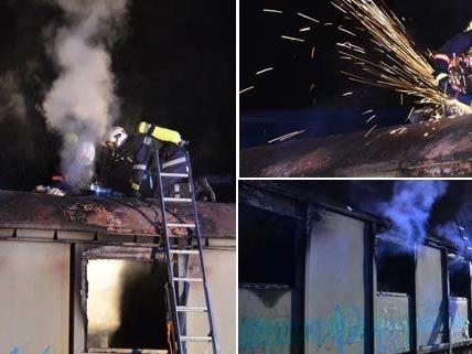 Zwei Tote bei Brand eines Waggons in Wien-Floridsdorf
