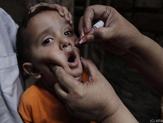 Nur Impfungen schützen wirksam gegen Kinderlähmung