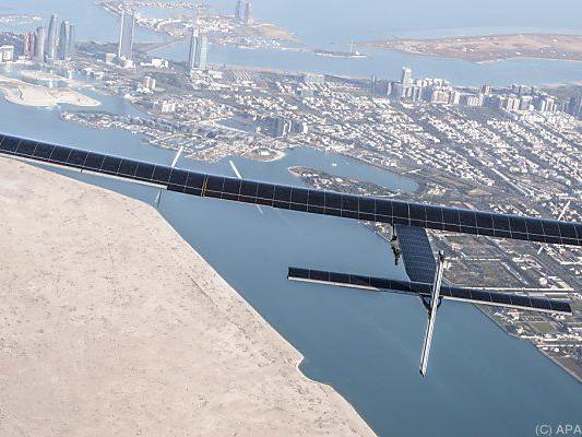 Solar Impulse 2 braucht beim Start günstige Windverhältnisse