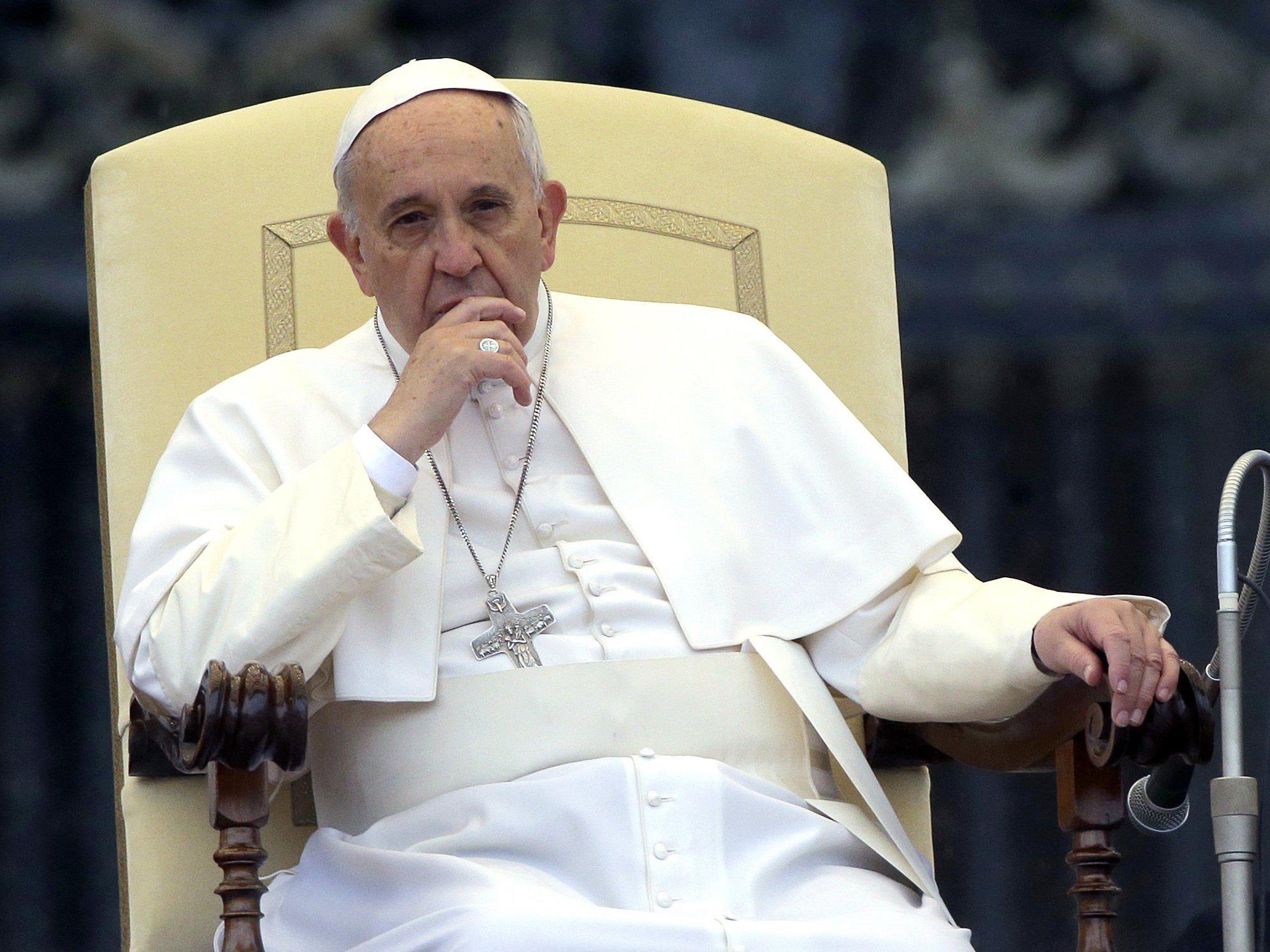 Papst Franziskus empfing Obdachlose im Vatikan.